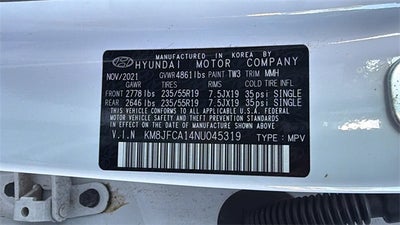 2022 Hyundai TUCSON HYBRID SEL Convenience