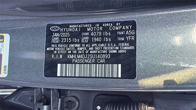 2025 Hyundai ELANTRA HYBRID Blue