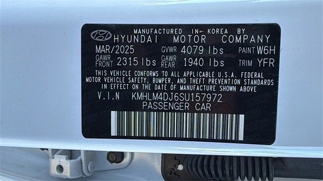 2025 Hyundai ELANTRA HYBRID Blue