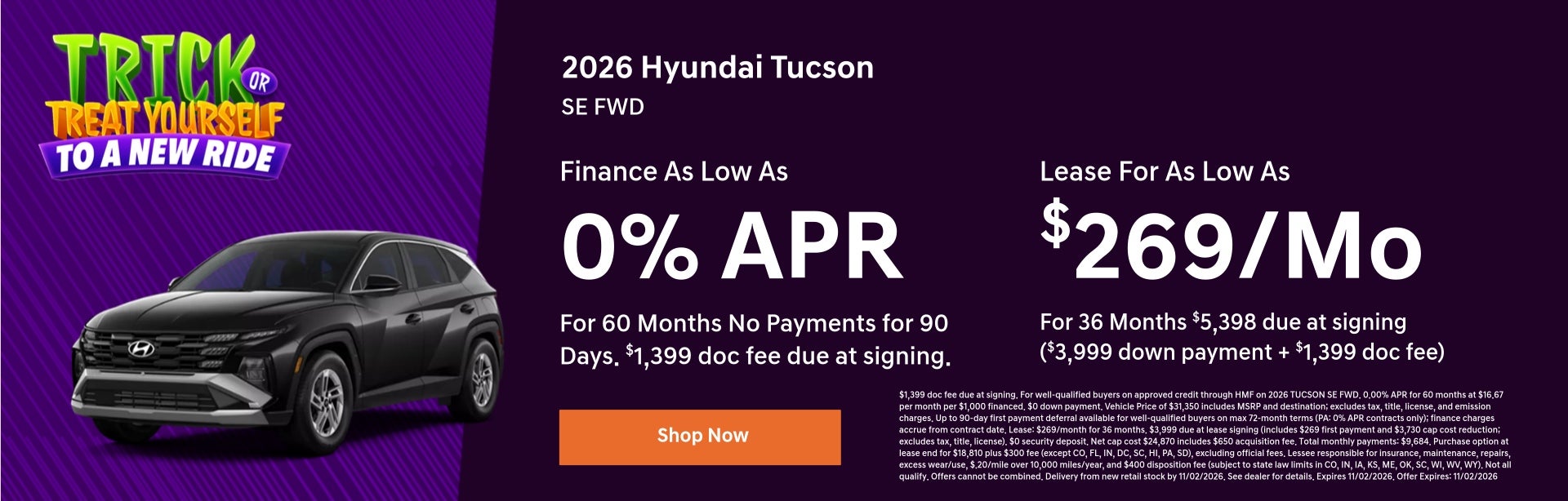 October 2026 Tuscon
